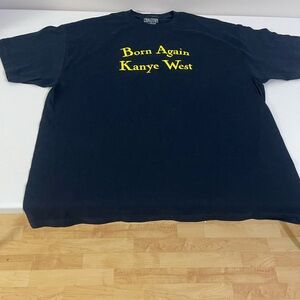 ChinaTown Market Dark Blue and Yellow Short Sleeve Tee
